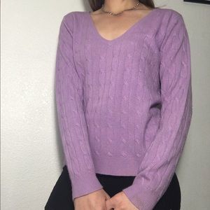 Purple sweater
